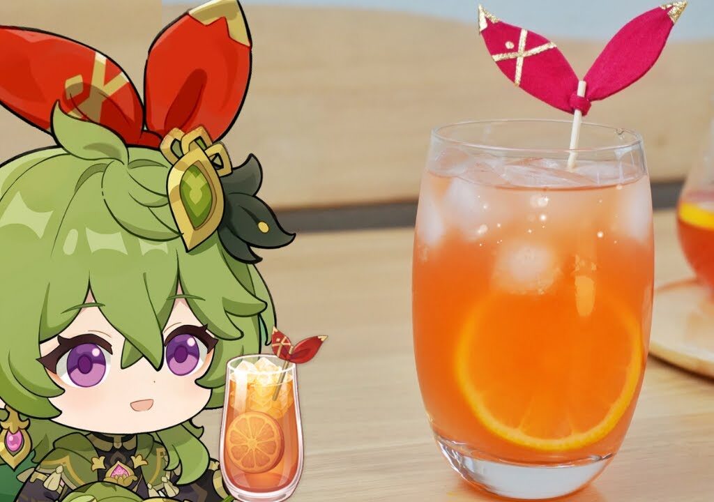 Collei Makes a “Sunset Berry Tea” for Amber. Genshin Impact / 原神料理再現 コレイがアンバーに捧げる「夕暮れベリーティー」